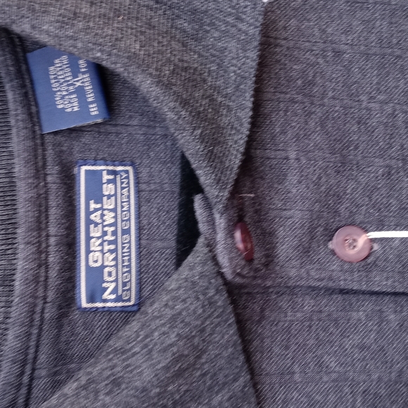 Great Northwest Long Sleeve Shirt Dark Grey Size XL - Picture 4 of 7